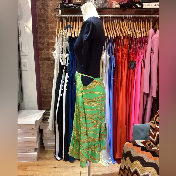 Balenciaga silk Up Wrap  skirt Dress S - Picture 3 of 4